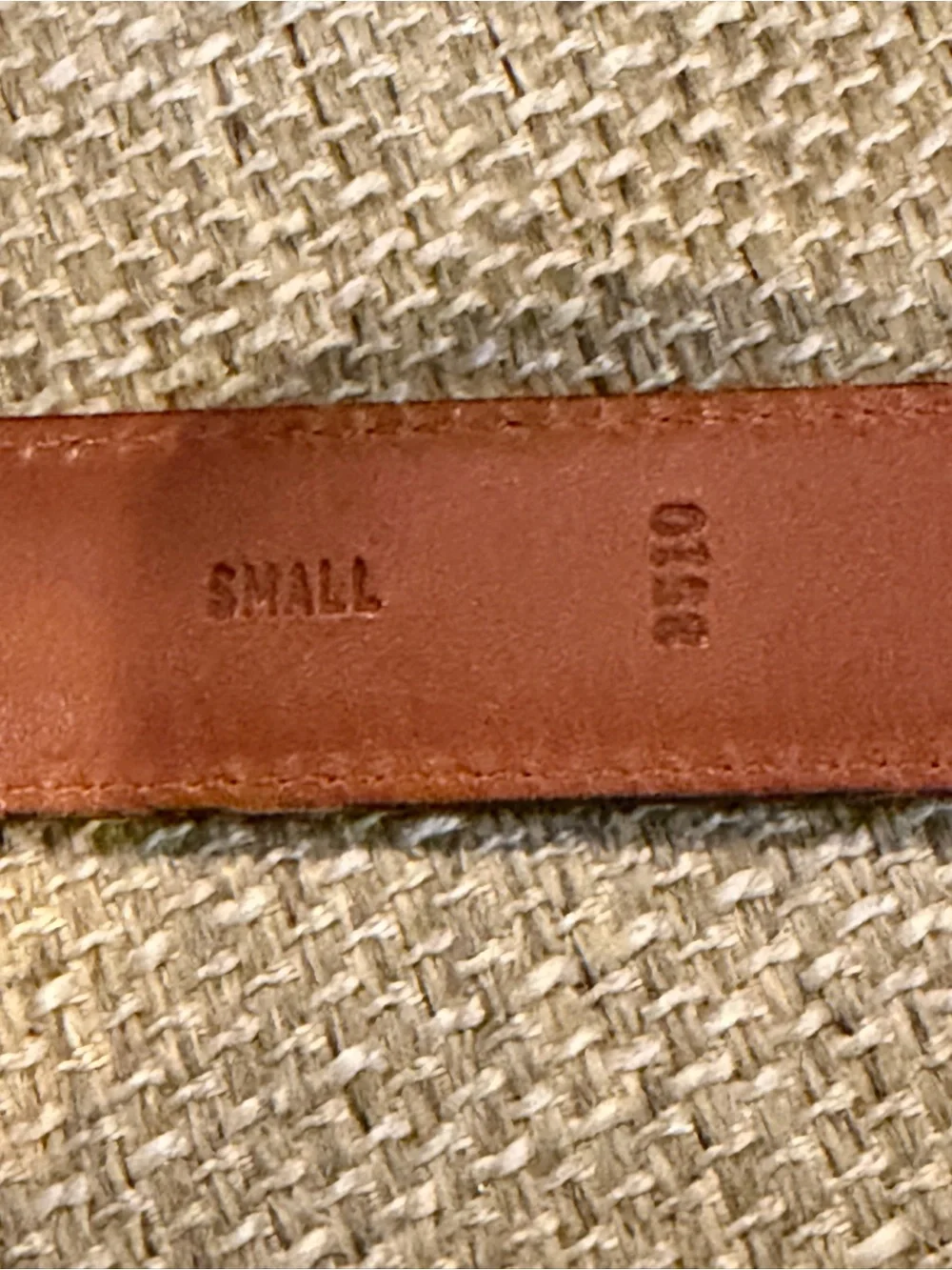 EUC - Vintage Coach Black Leather Belt with Gold Square Buckle - Small